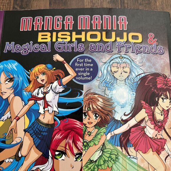 Manga Mania Bishoujo & Magical Girls & Friends How To Draw 2 Volumes In One Book - Picture 2 of 16